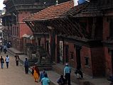 Kathmandu Patan Durbar Square Mul Chowk 01 Two Snow Lions Guard The Entrance 